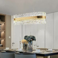 Lustre moderno led ouro chinês